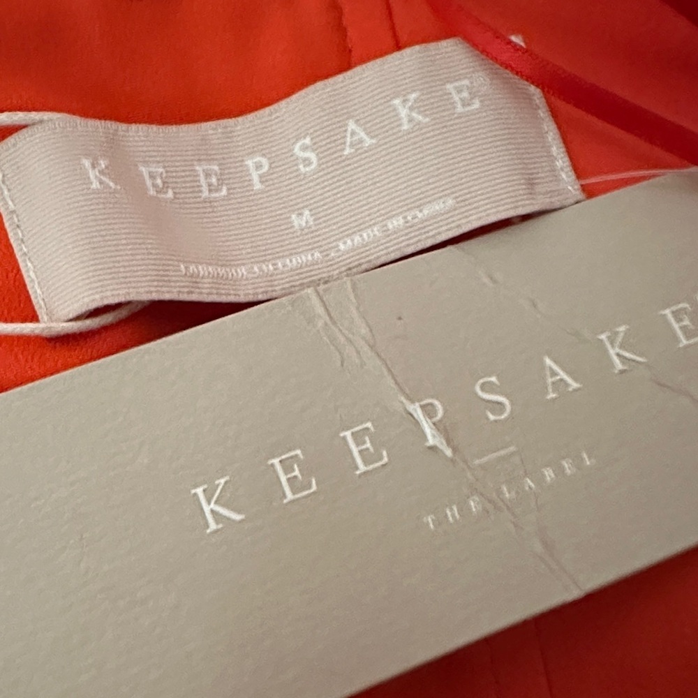 KEEPSAKE the Label Strapless Coral Dress - Picture 5 of 6